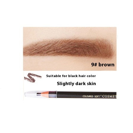 Brown Microblading Eyebrow Pen Waterproof Permanent Makeup Eye Brow Tattoo Pen Pencil Positioning Lip Eyebrow Marker Liner