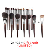 Natural Makeup Brushes Set Eyeshadow Make Up Brush Goat